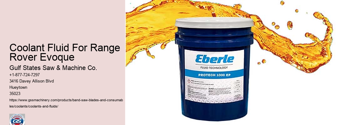 Coolant Fluid For Range Rover Evoque