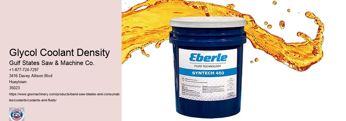 Glycol Coolant Density